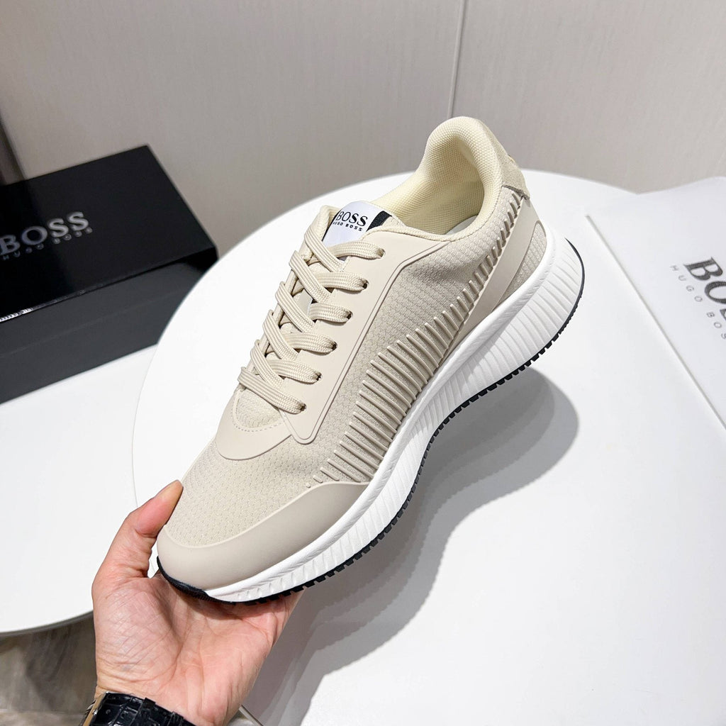 BOSS Knit Low-Top Sneakers — side