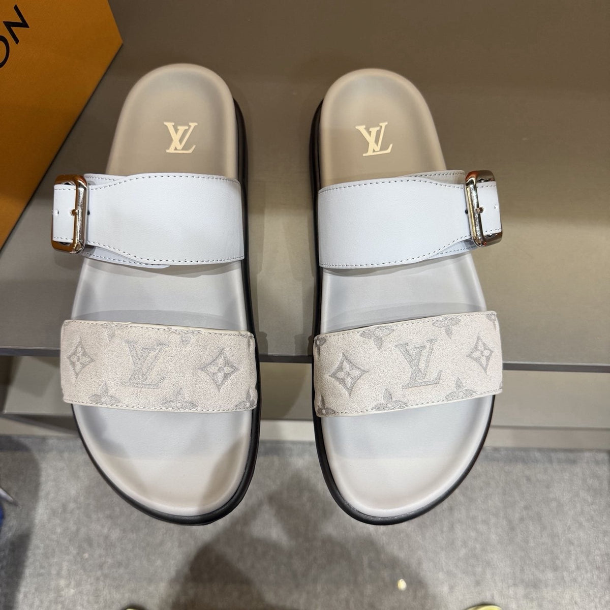 Louis Vuitton Two-Strap Slide Sandals — hero