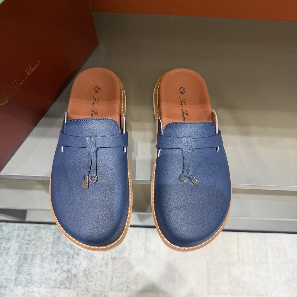 Loro Piana Textured Mule Loafers — hero