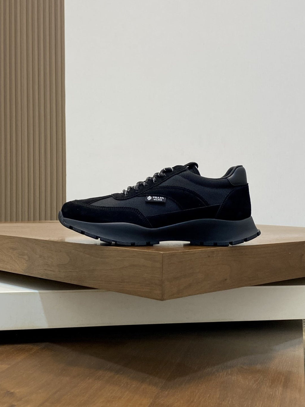 Prada Panel Low-Top Sneakers — side