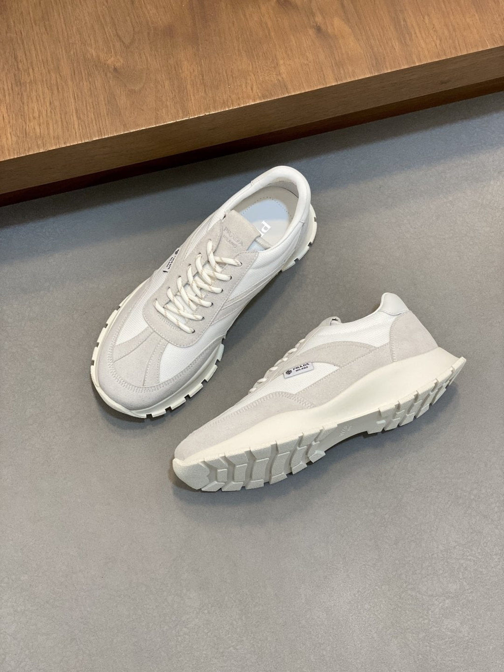 Prada Panel Low-Top Sneakers — front
