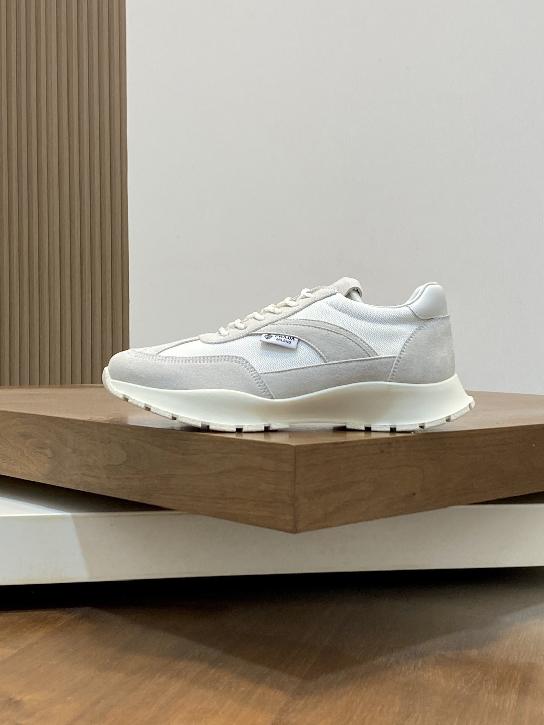 Prada Panel Low-Top Sneakers — side