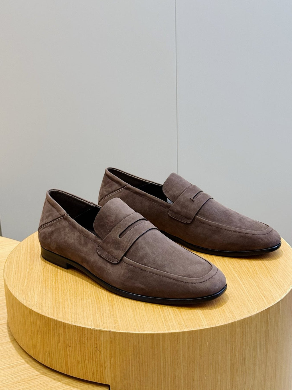 Ermenegildo Zegna Moccasin Penny Loafers — front