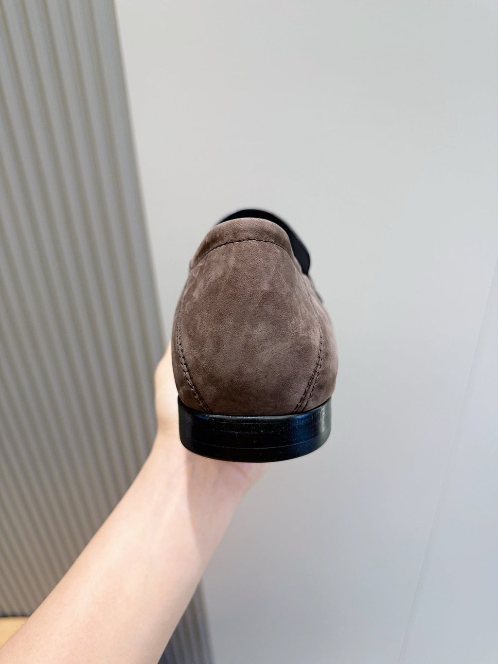 Ermenegildo Zegna Moccasin Penny Loafers — back