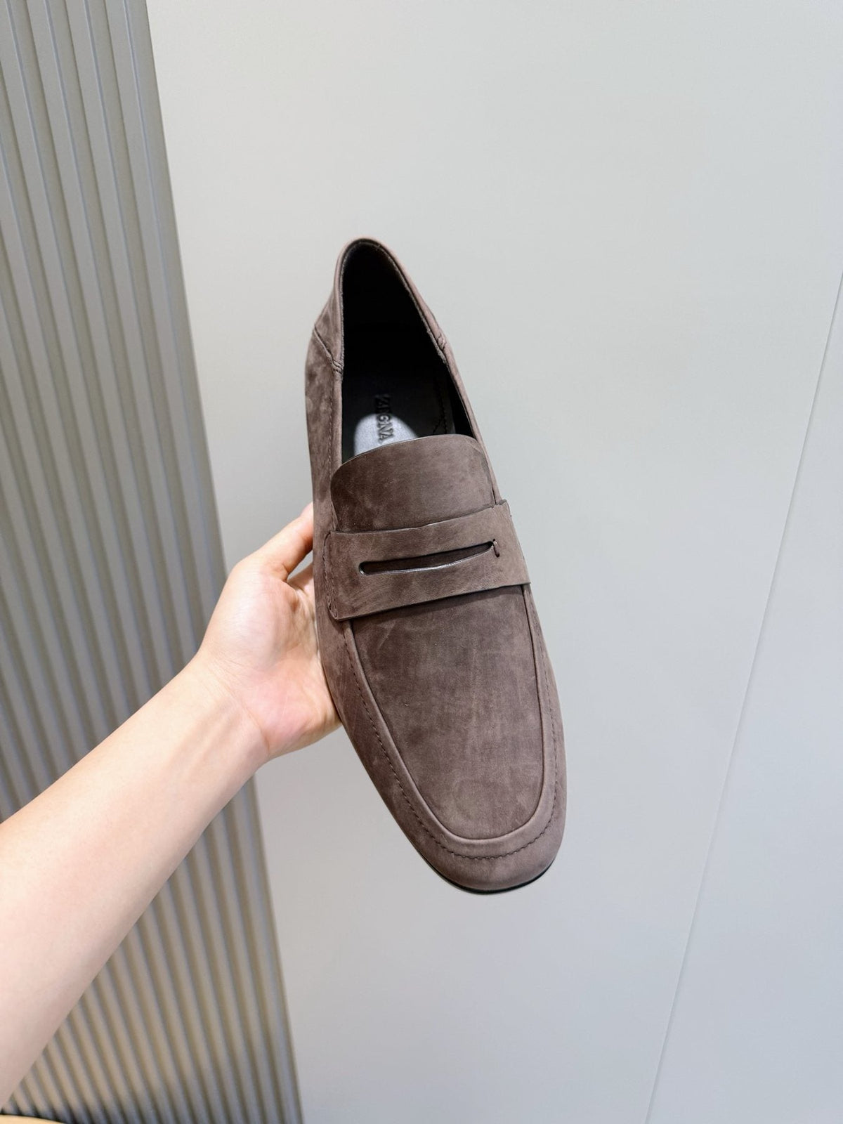 Ermenegildo Zegna Moccasin Penny Loafers — model