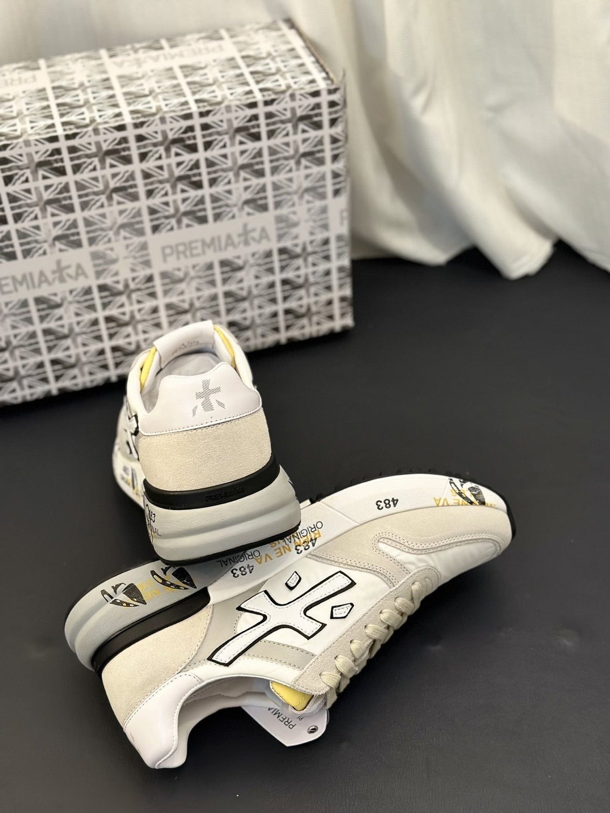 PREMIATA Layered Low-Top Sneakers — back