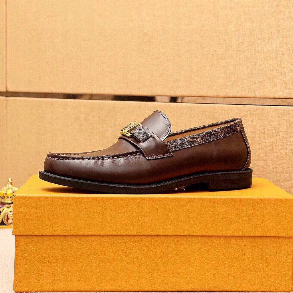 微商相册测试鞋子-Louis Vuitton Moc-Toe Hardware Loafers — side