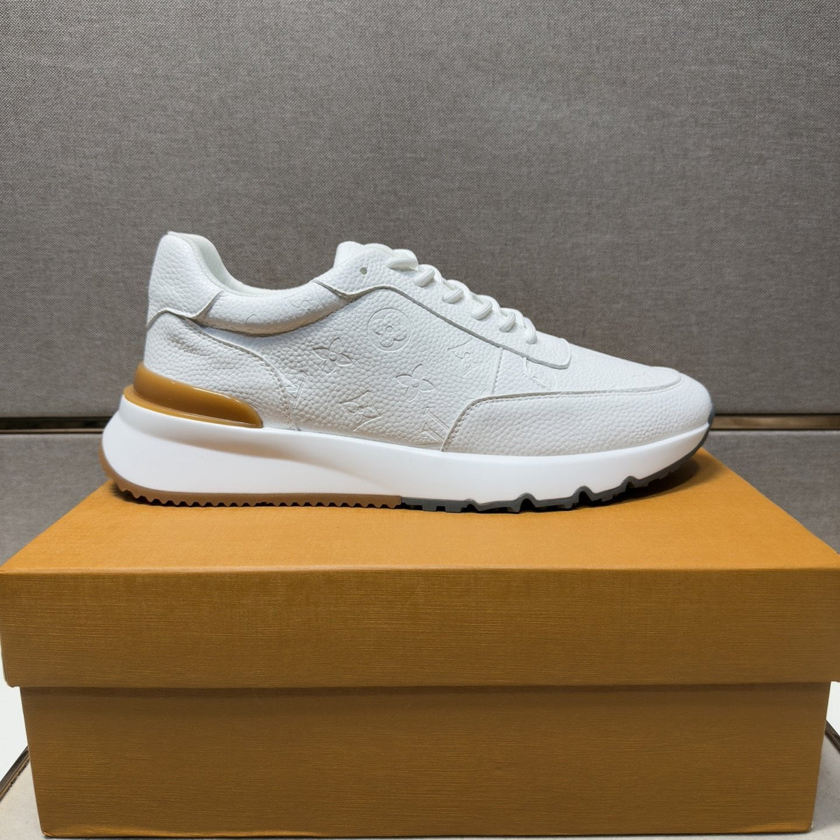 Louis Vuitton Textured Low-Top Sneakers — side