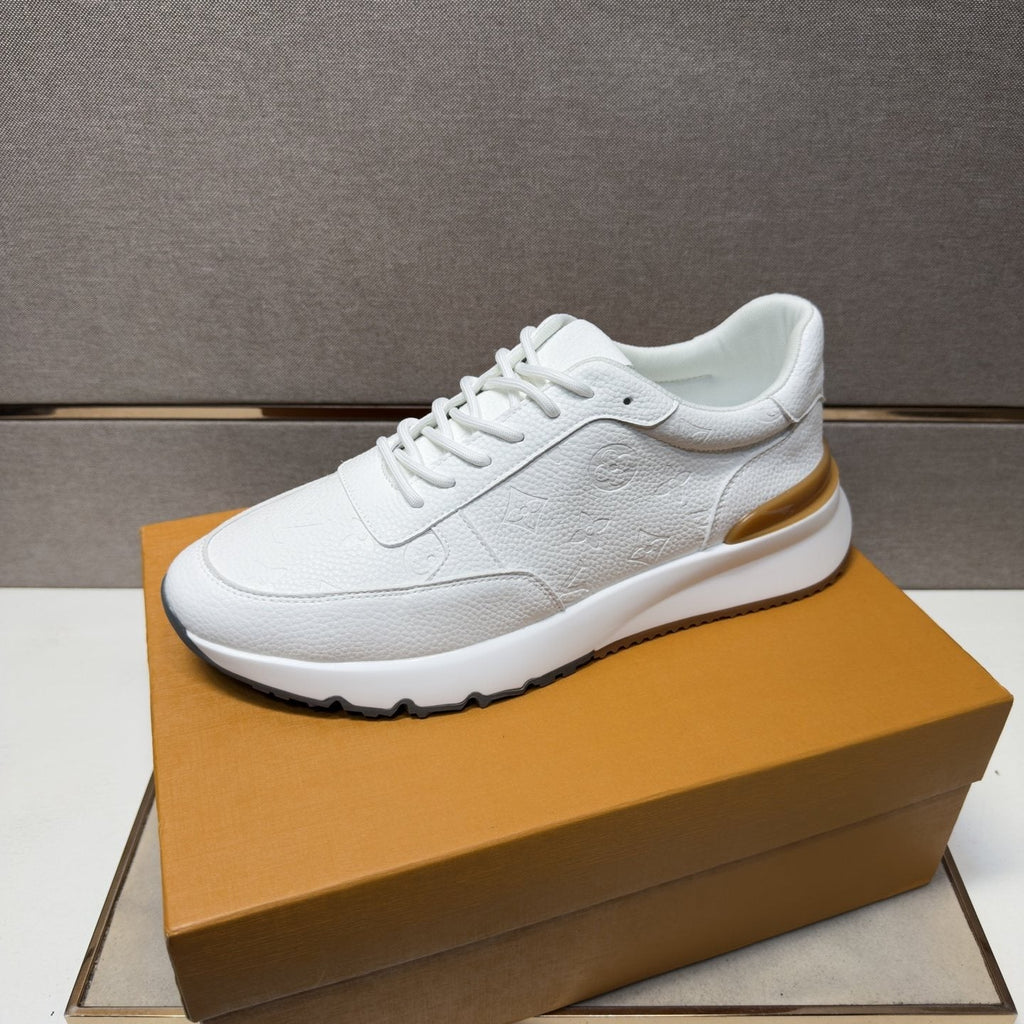 Louis Vuitton Textured Low-Top Sneakers — front