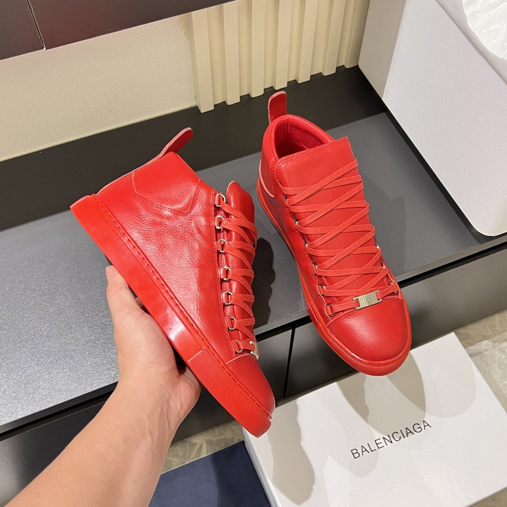 Balenciaga High-Top Lace-Up Sneakers — model