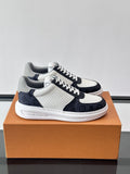 Louis Vuitton Monogram Panel Low-Top Sneakers — front