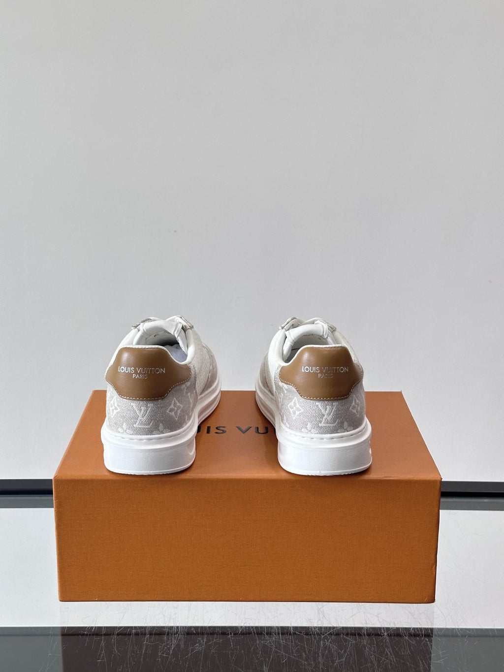 Louis Vuitton Monogram Panel Low-Top Sneakers — detail