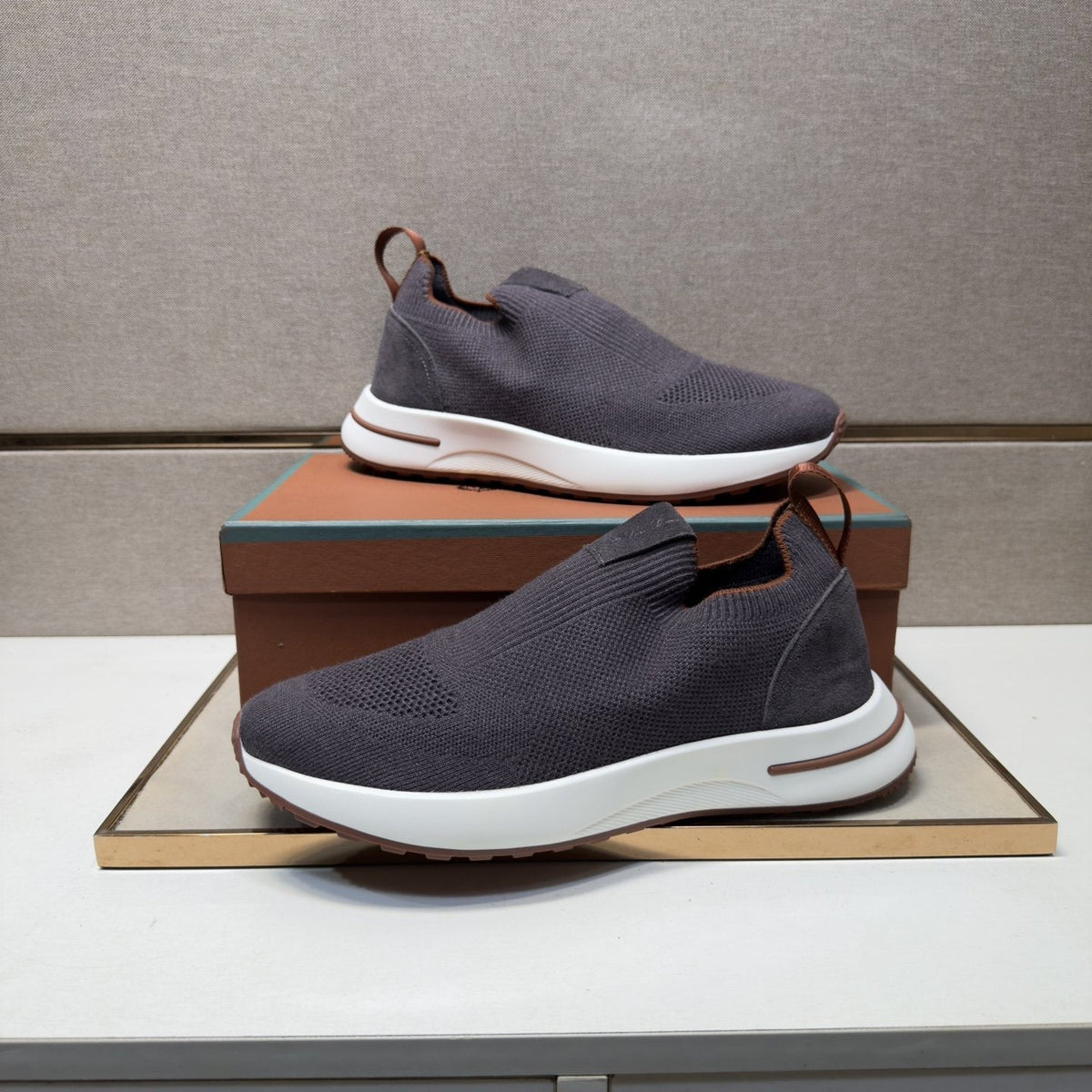 Men’s Textured Slip-On Sneakers — hero