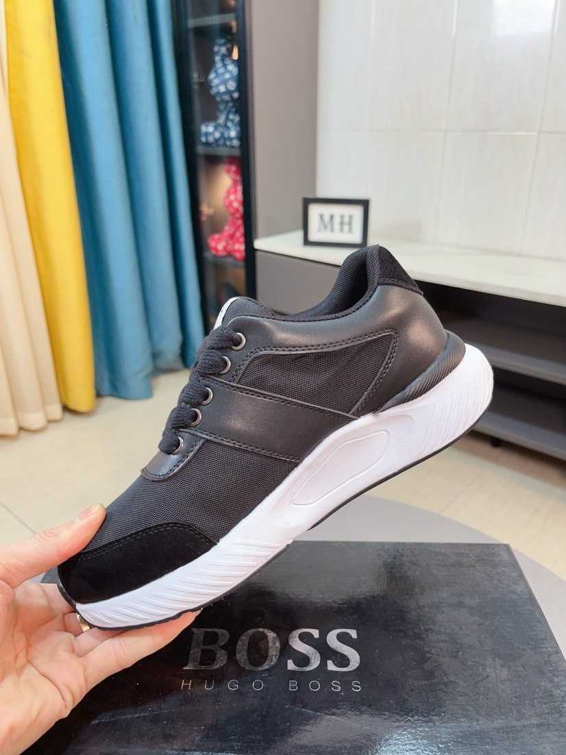 BOSS Low-Top Lace-Up Sneakers — side
