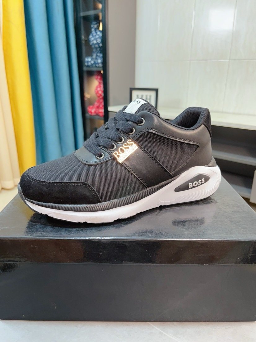BOSS Low-Top Lace-Up Sneakers — side
