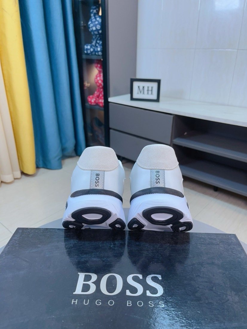 BOSS Low-Top Lace-Up Sneakers — back