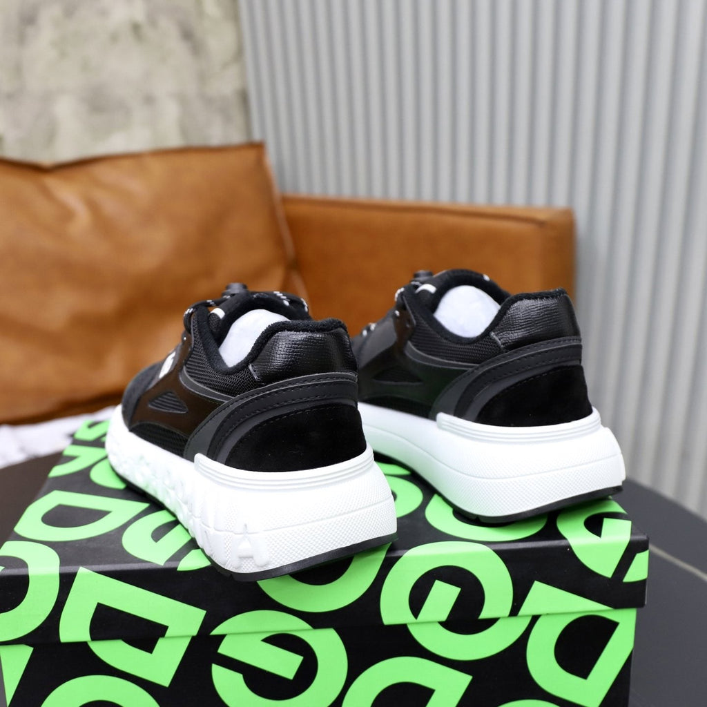 Dolce & Gabbana Black & White Athletic Sneakers — back