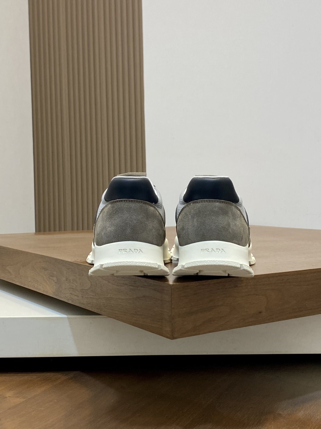 Prada Color-Block Low-Top Sneakers — back