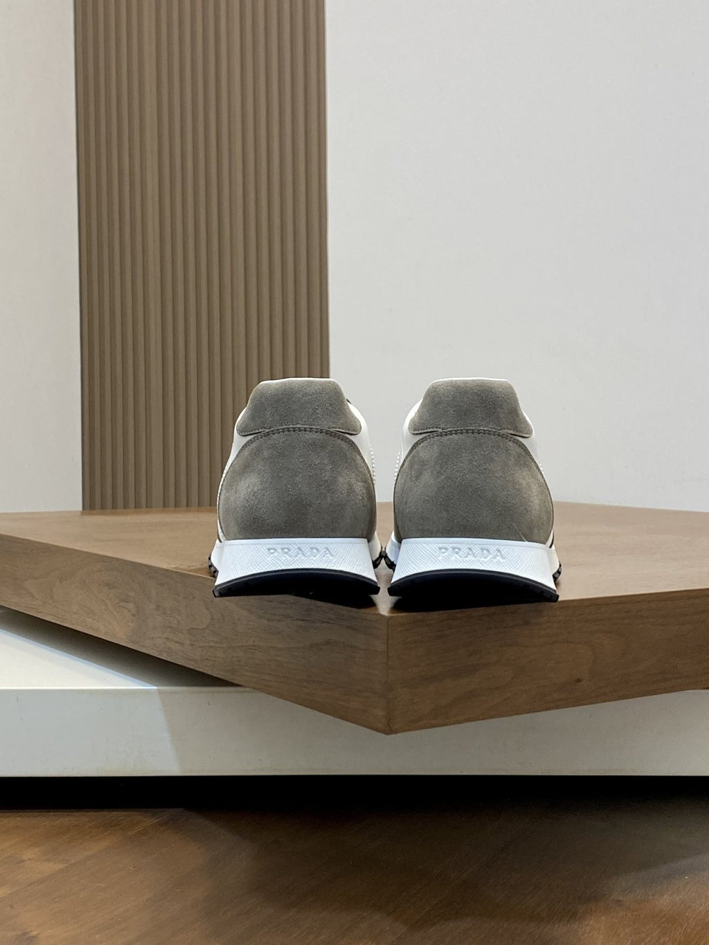 Prada Color-Block Low-Top Sneakers — back