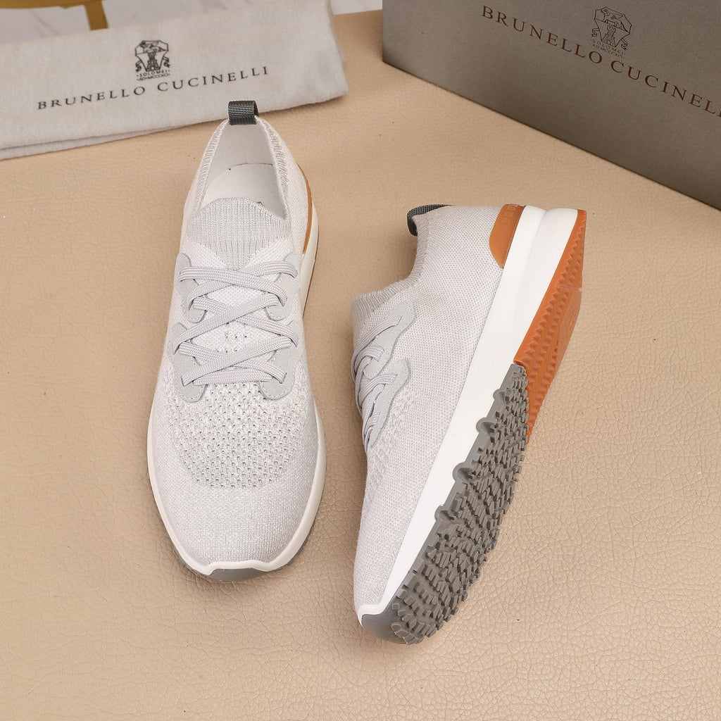 Brunello Cucinelli Knit Sneakers — front