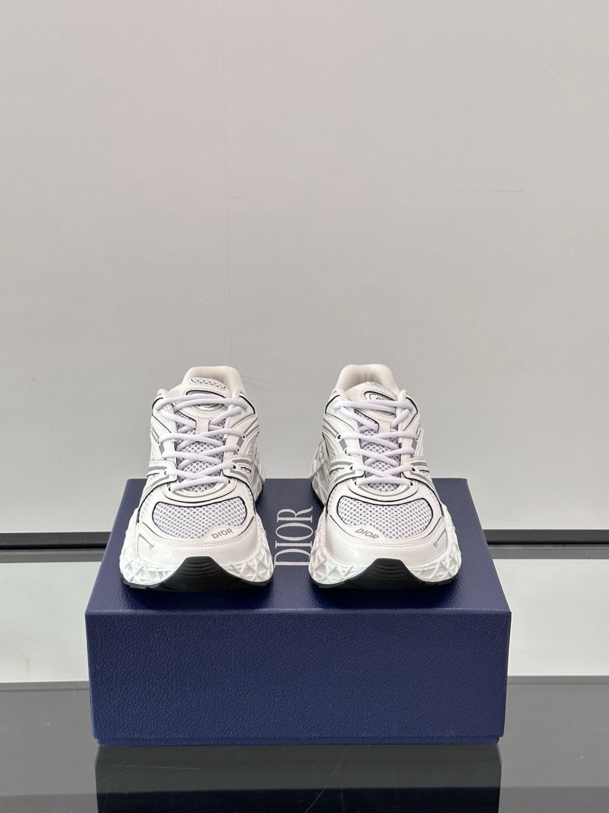 Dior B35 Black Turquoise Sneakers — back