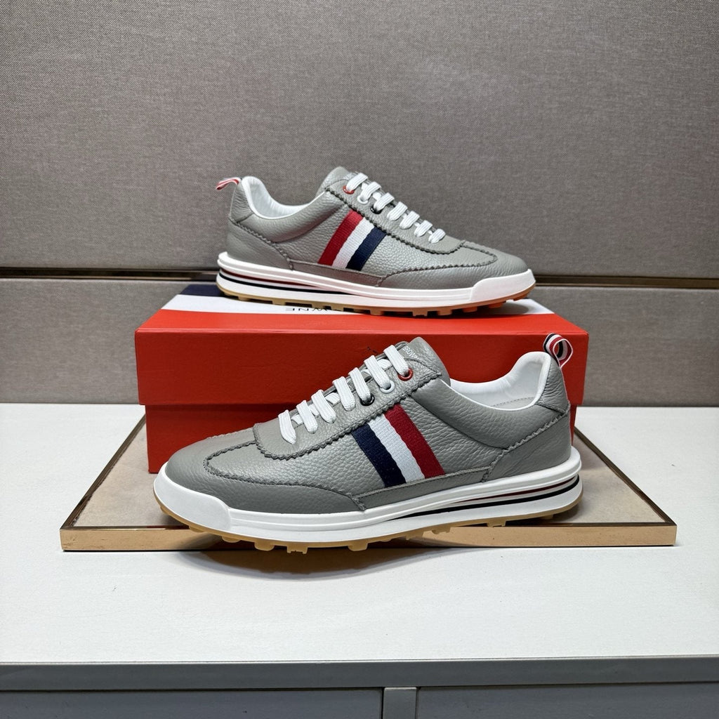 Thom Browne Stripe Low-Top Sneakers — side
