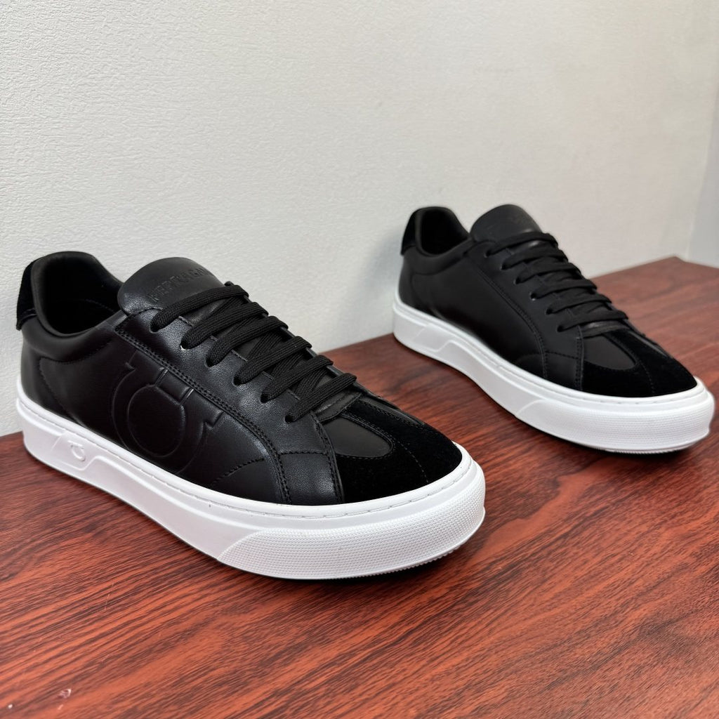 Ferragamo Gancini Low-Top Sneakers — front