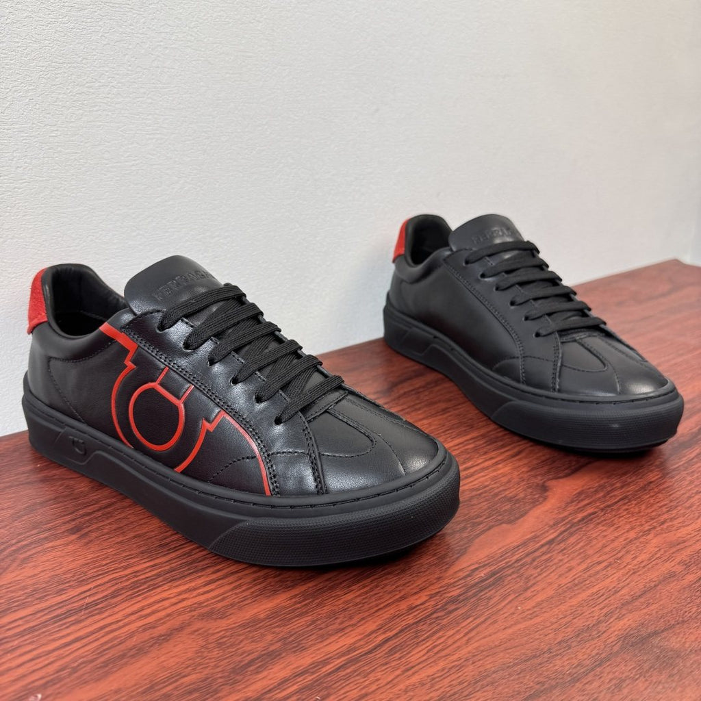 Ferragamo Gancini Low-Top Sneakers — front