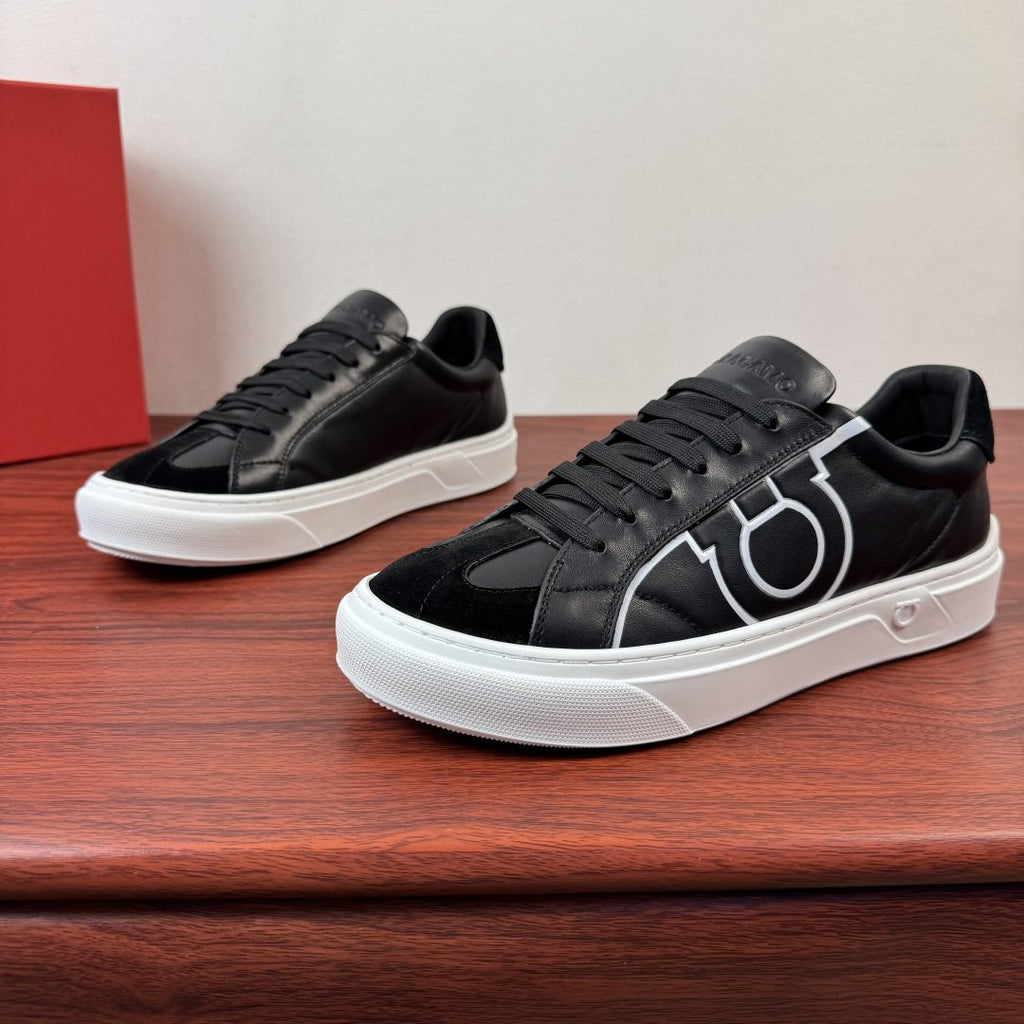 Ferragamo Gancini Low-Top Sneakers — front