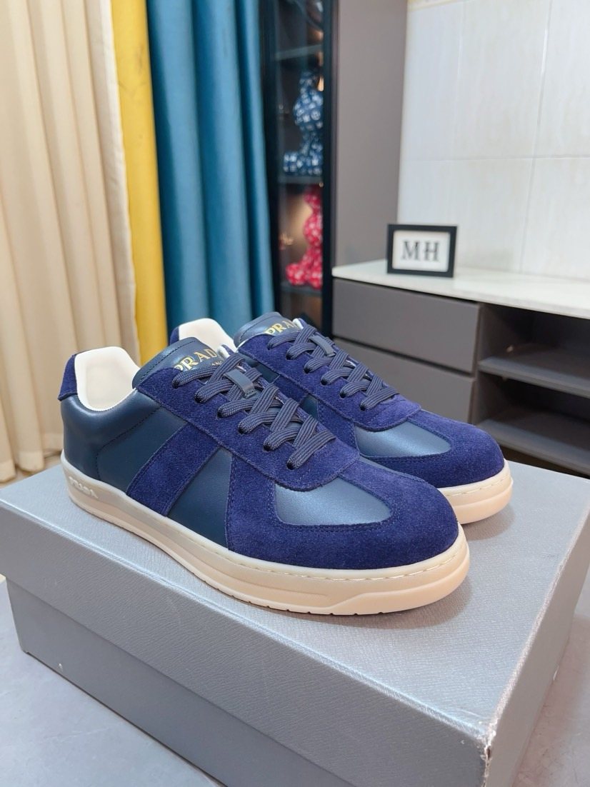 Prada Contrast Panel Sneakers — front