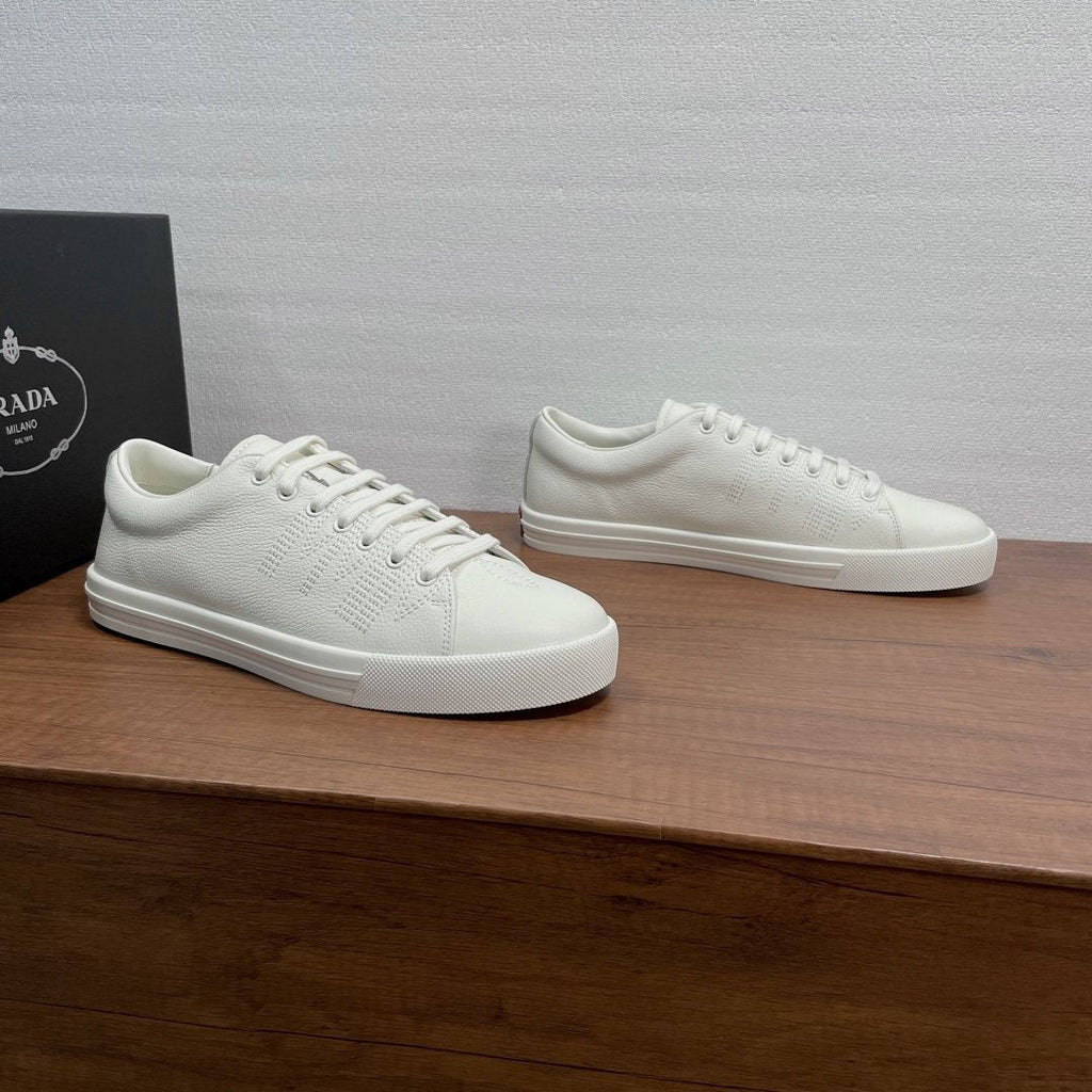 Prada Low-Top Lace-Up Sneakers — side