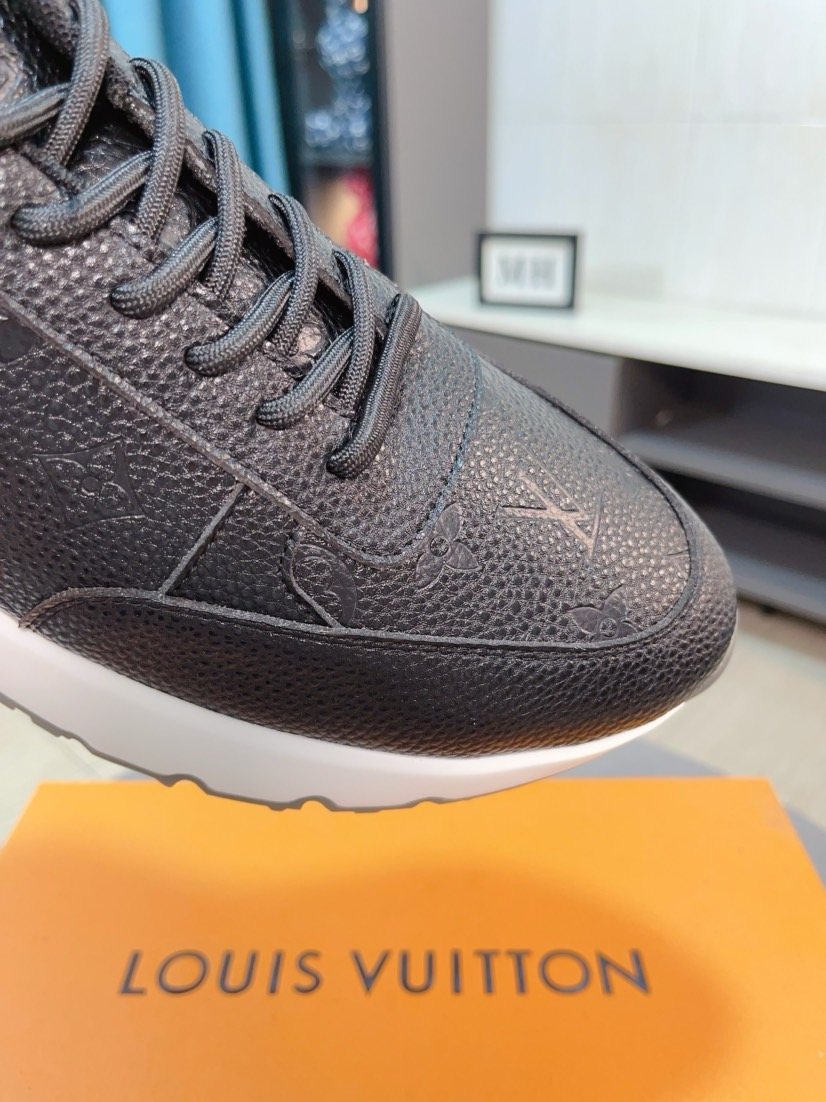Louis Vuitton Dark Brown Low-Top Sneakers — detail