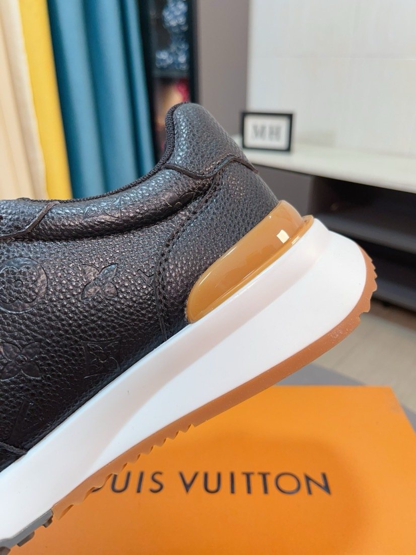 Louis Vuitton Dark Brown Low-Top Sneakers — detail