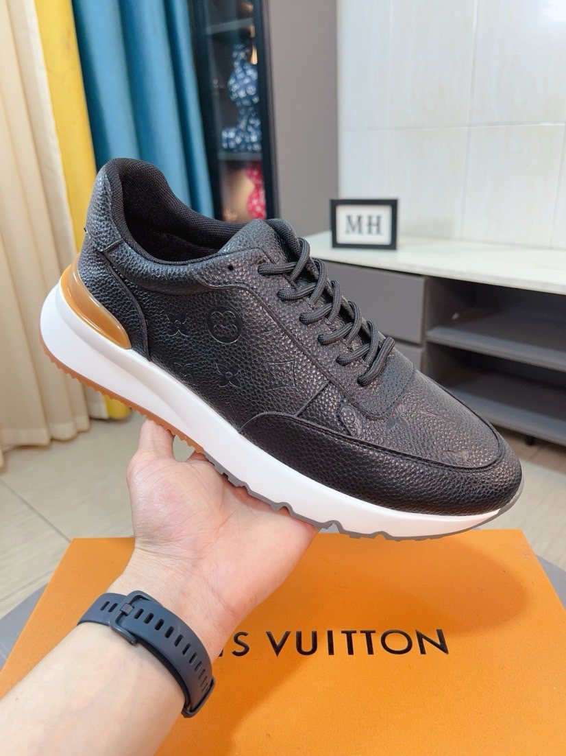 Louis Vuitton Dark Brown Low-Top Sneakers — hero