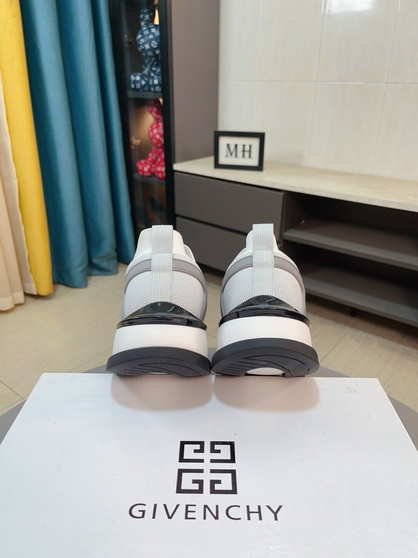 Givenchy Paneled Lace-Up Sneakers — back