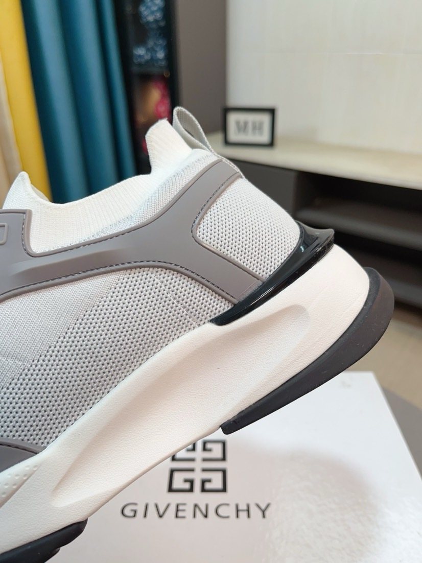 Givenchy Paneled Lace-Up Sneakers — detail