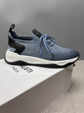 Berluti Blue Knit Lace-Up Sneakers — hero