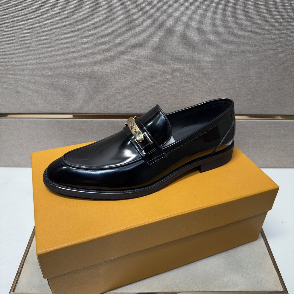 Louis Vuitton Polished Hardware Loafers — front