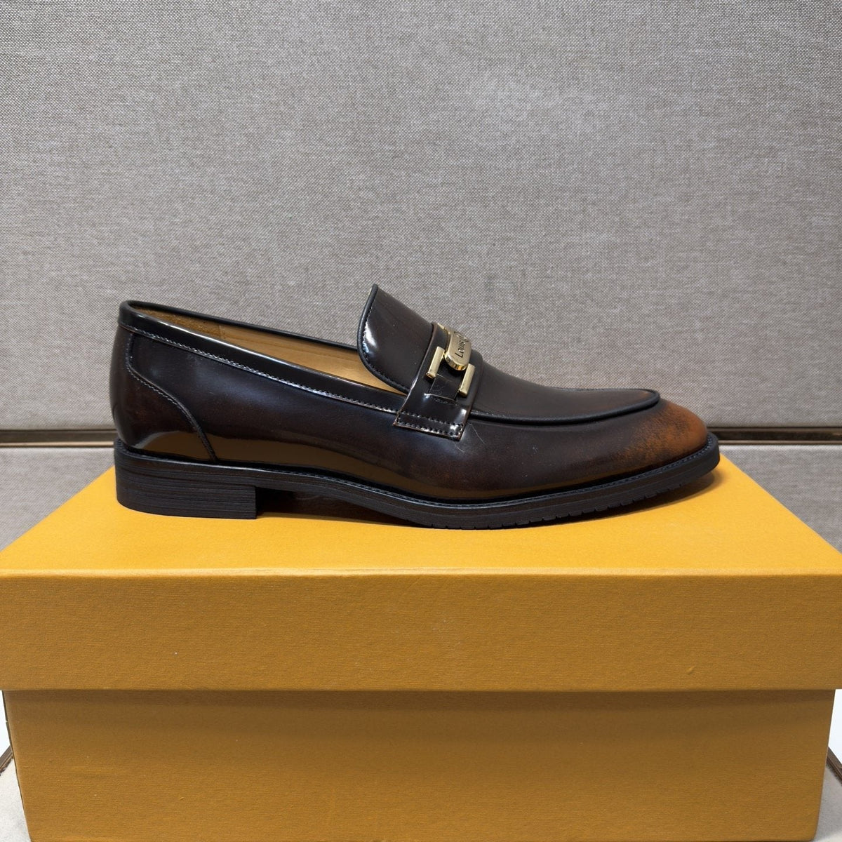 Louis Vuitton Polished Hardware Loafers — front