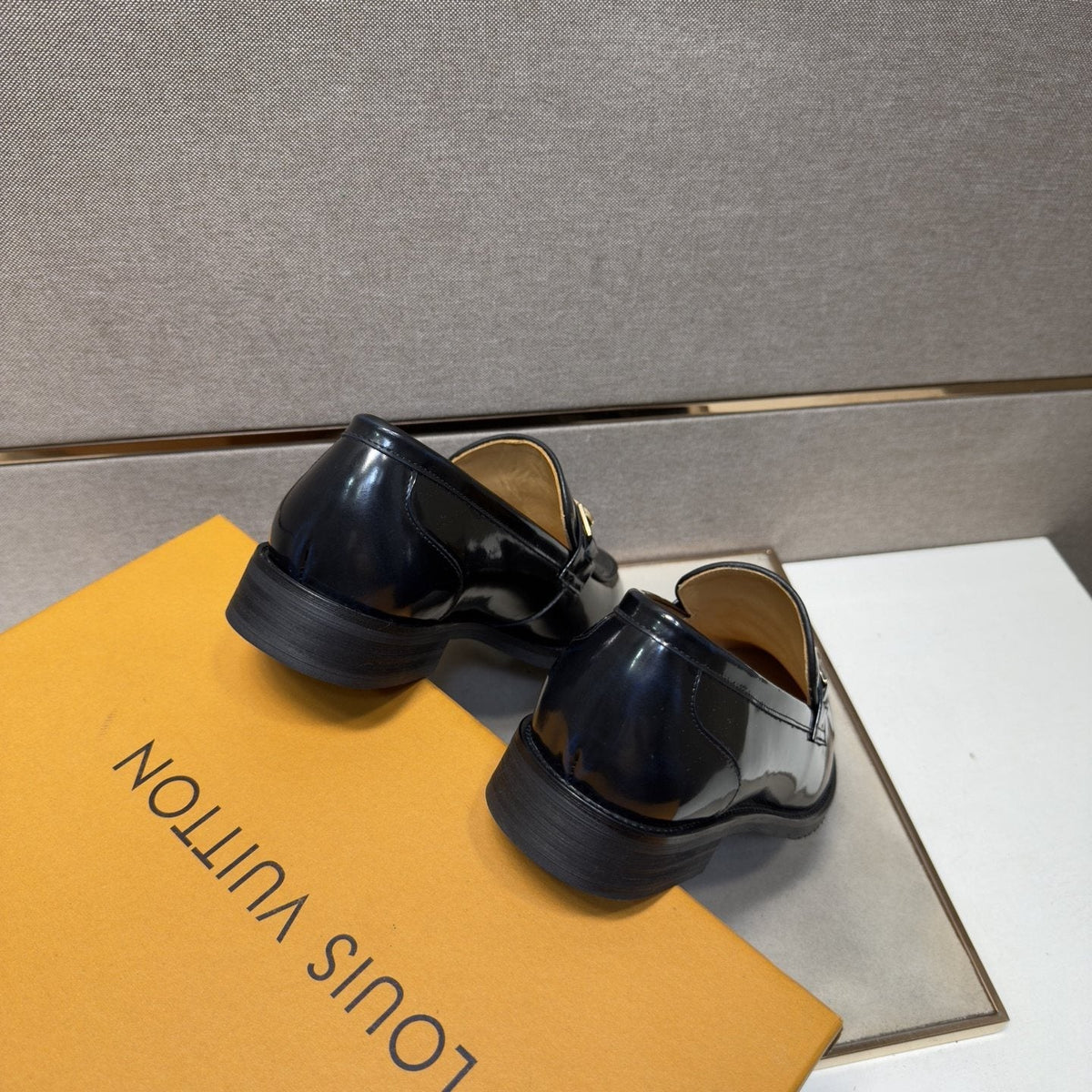 Louis Vuitton Polished Hardware Loafers — back