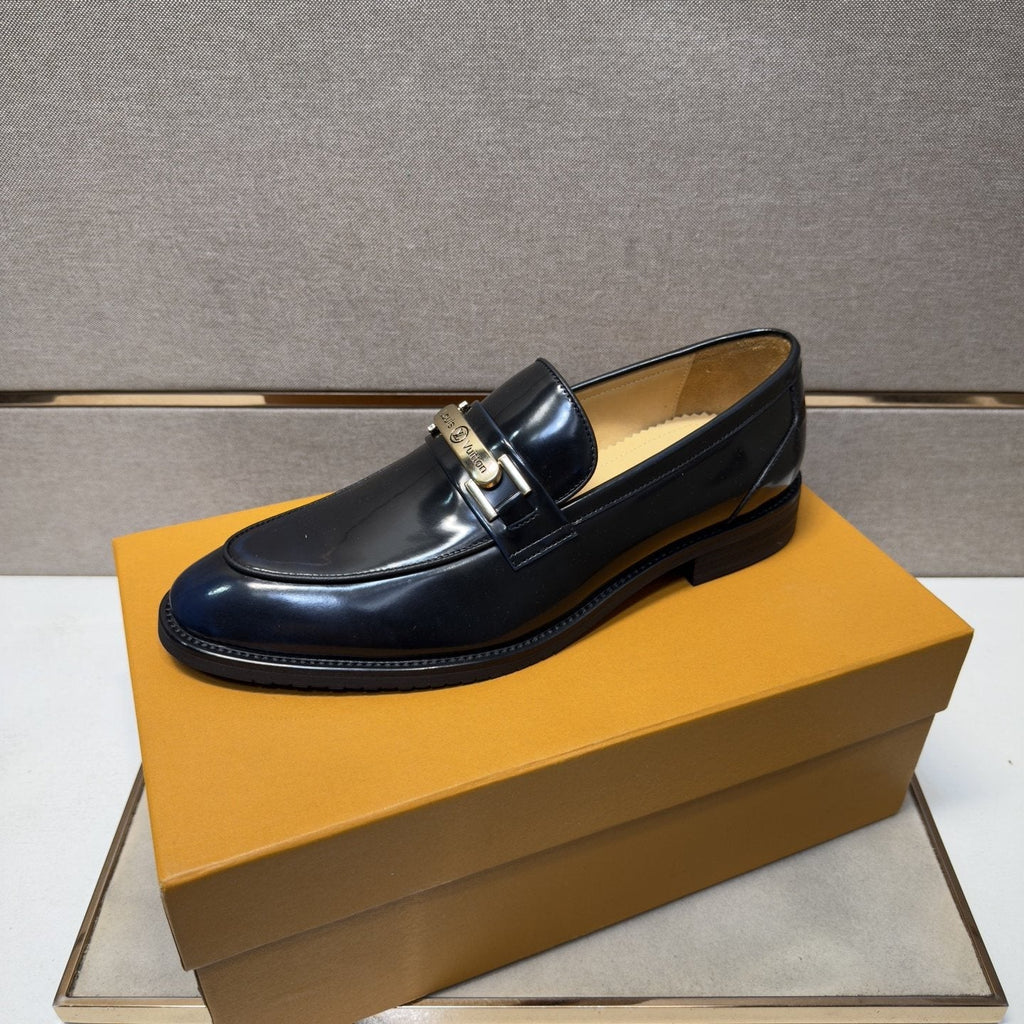 Louis Vuitton Polished Hardware Loafers — front