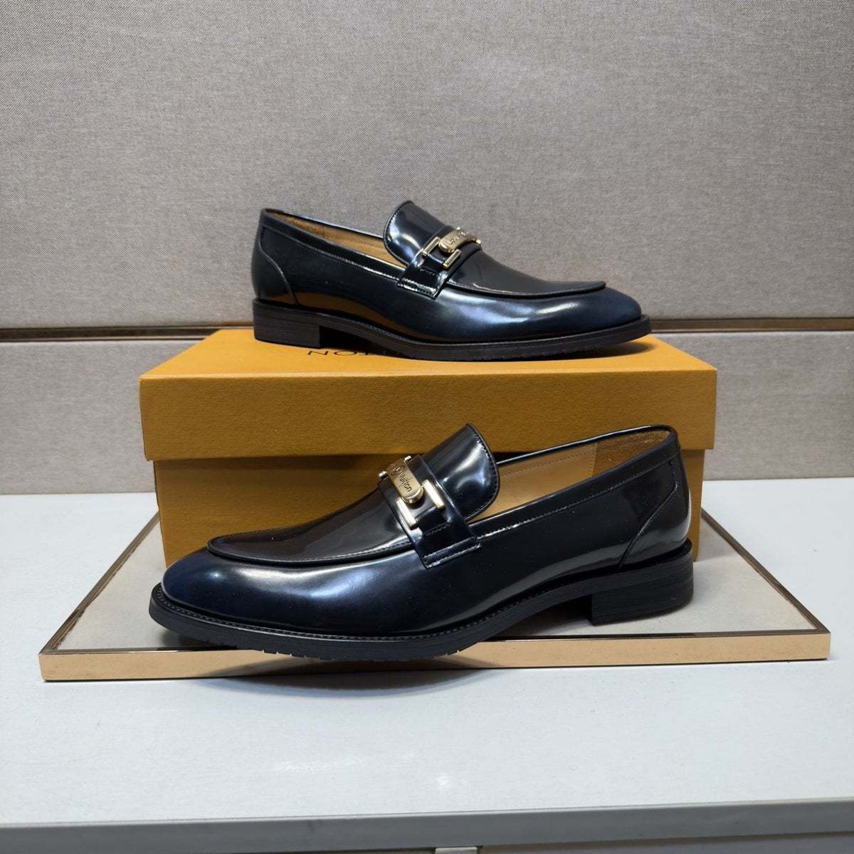 Louis Vuitton Polished Hardware Loafers — side