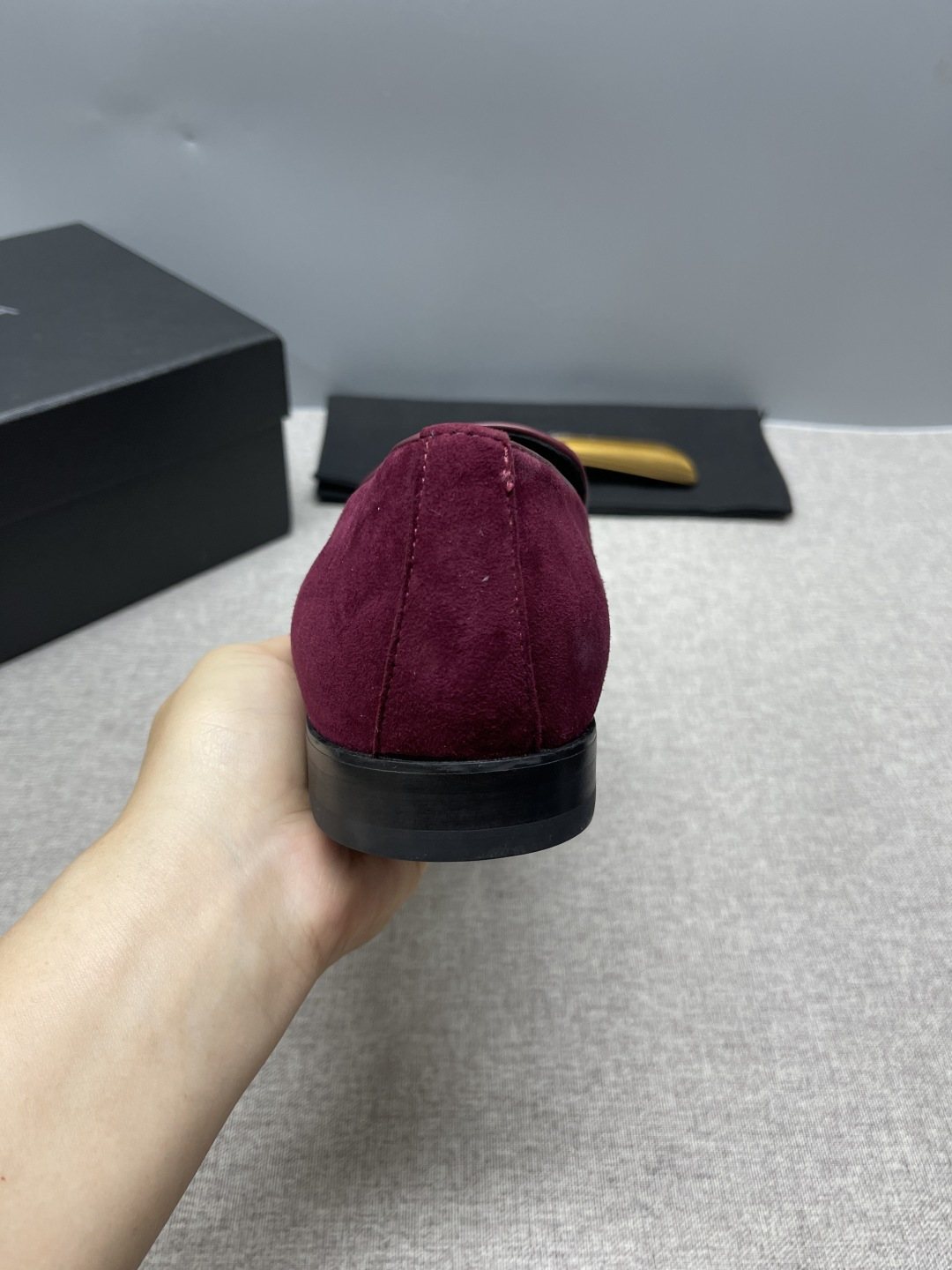 Dolce & Gabbana Crown Embroidered Loafers — back