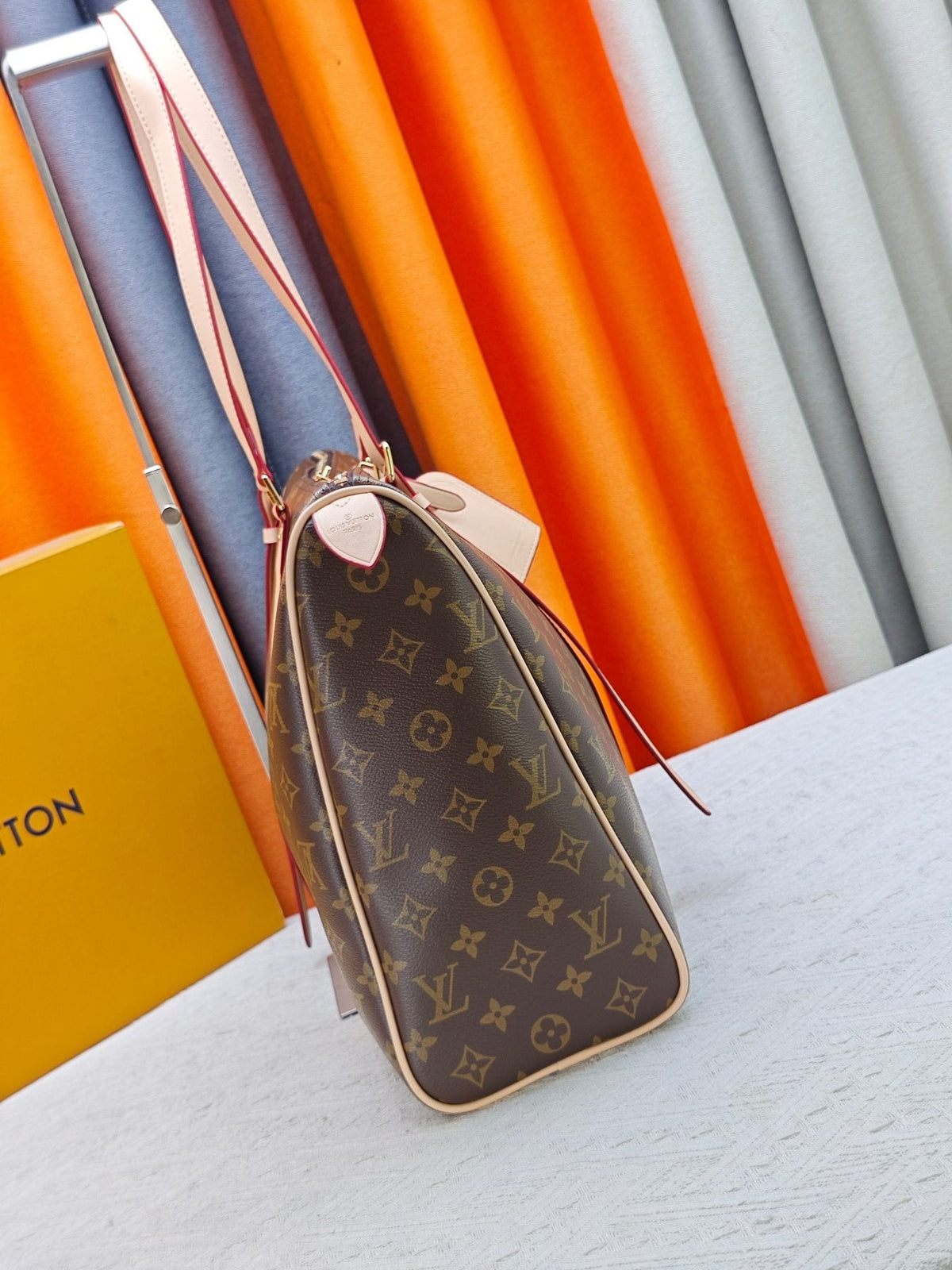 Louis Vuitton Flânerie 45 Monogram Tote Bag — side
