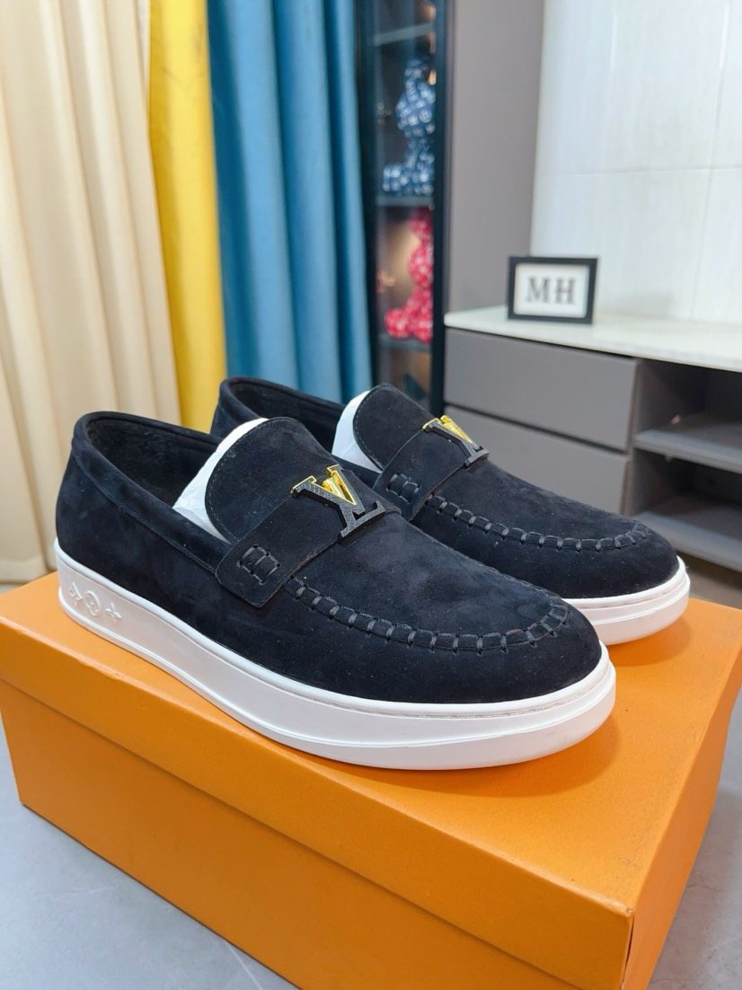 Louis Vuitton Moc-Toe Slip-On Loafers — hero