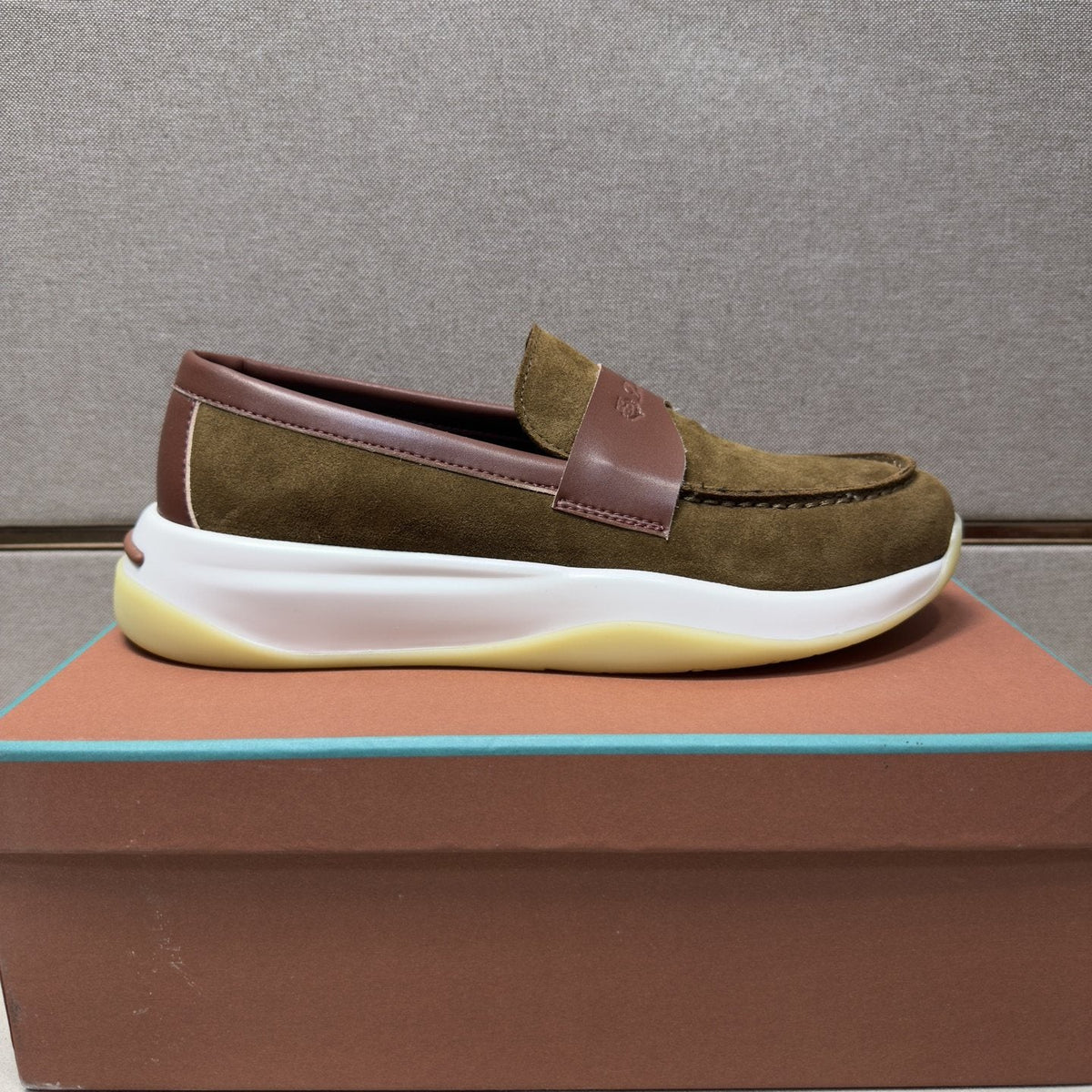 Men’s Apron Toe Slip-On Loafers — side