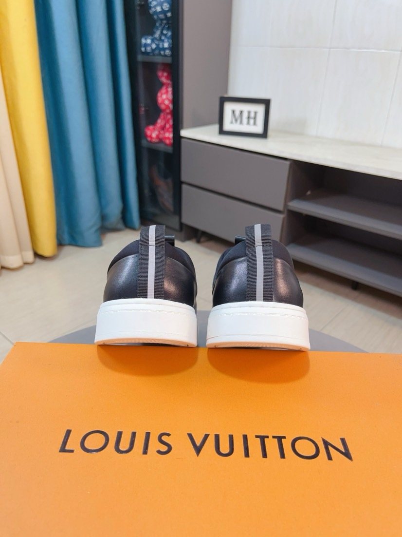 Louis Vuitton Monogram Slip-On Sneakers — back