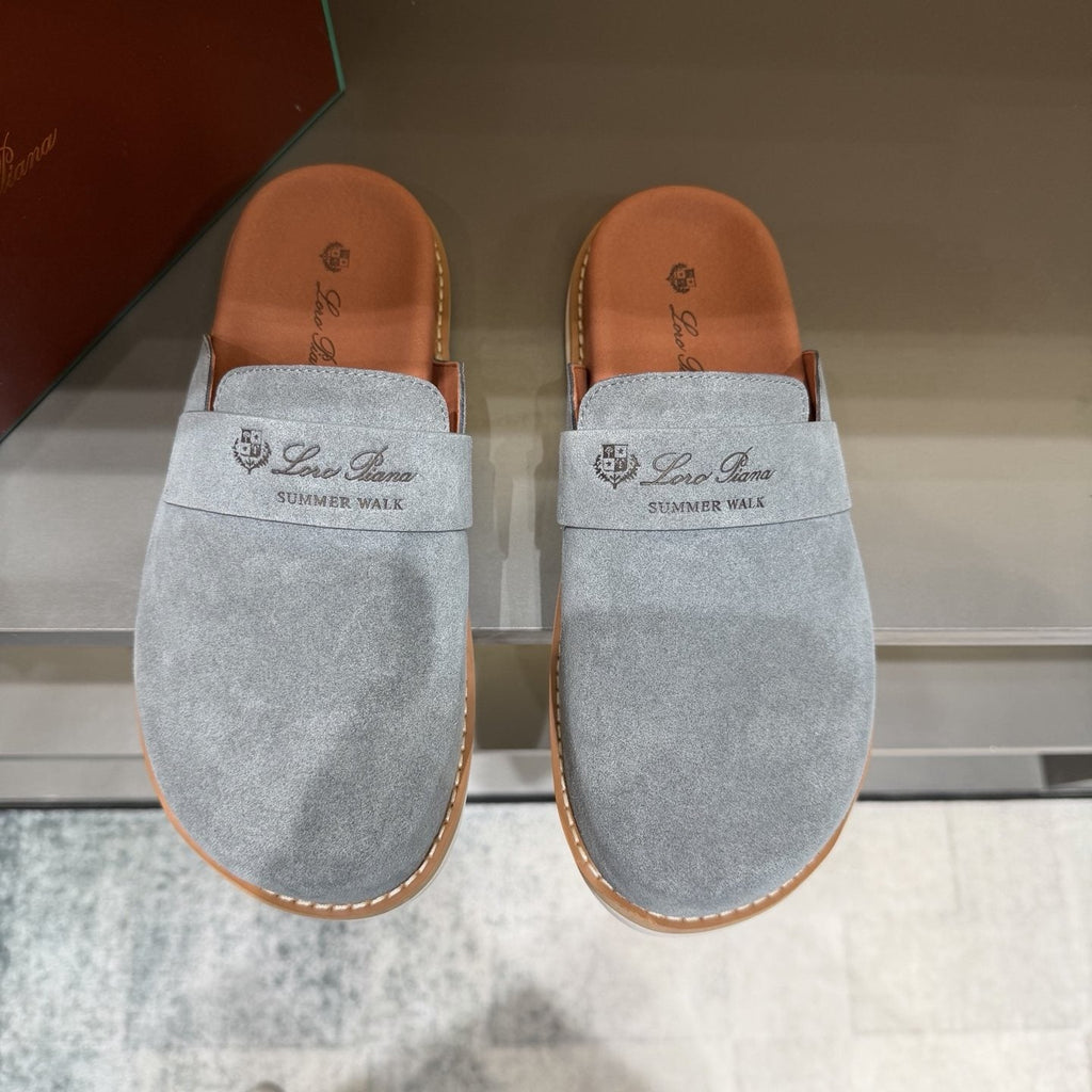 Loro Piana Open-Back Loafer Mules — hero