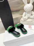 Versace Emblem Slide Sandals — front