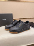 Saint Laurent Dark Gray Gum Sole Sneakers — hero